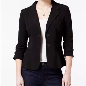 Iz Byer black blazer half sleeve juniors brand-new condition